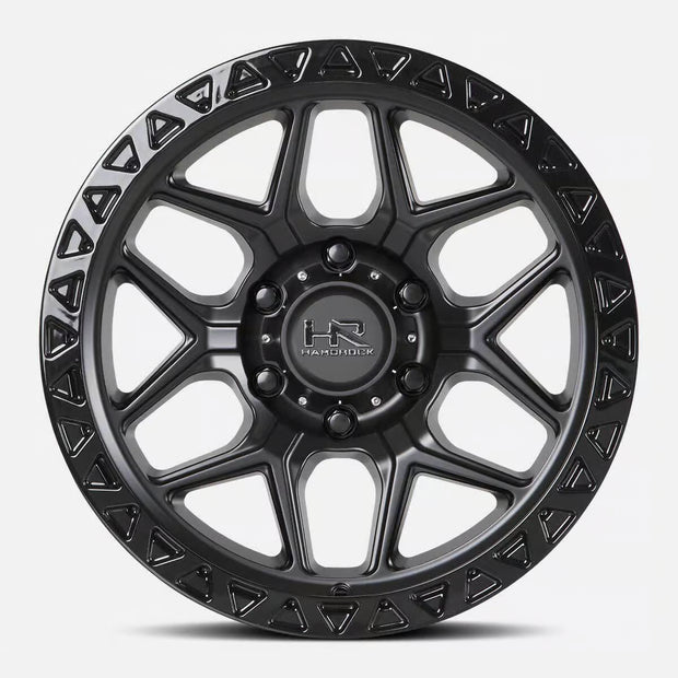Hardrock Offroad H107 20x10 Matte Black-Black B/L -19mm ET 87mm CB 5x139.7 wheel