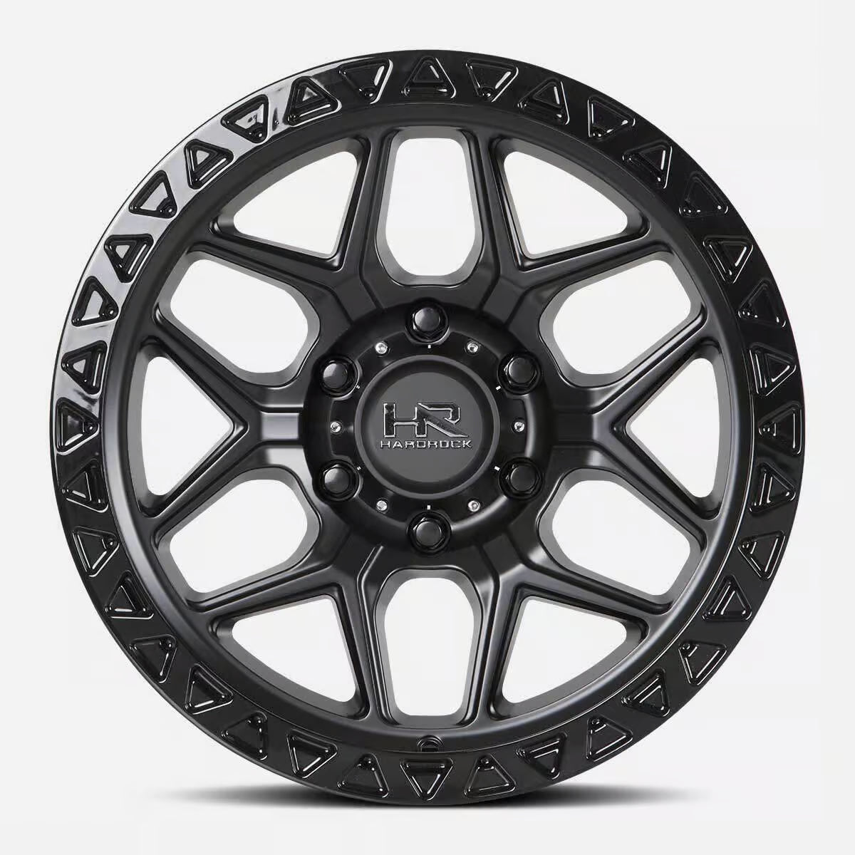 Hardrock Offroad H107 17x9 Matte Black-Black B/L wheel