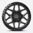 Hardrock Offroad H107 20x10 Matte Black-Black B/L -19mm ET 87.1mm CB 6x135 wheel