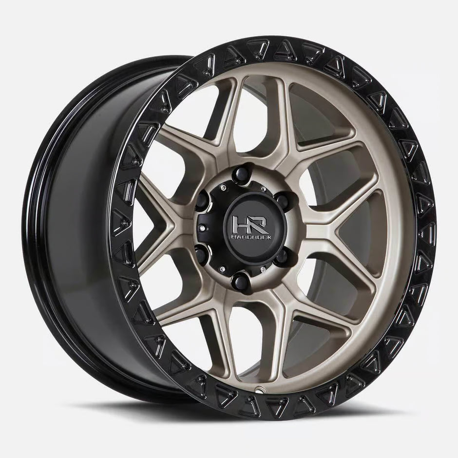 Hardrock Offroad H107 20x10 Matte Bronze-Black B/L -19mm ET 87mm CB 5x139.7 wheel