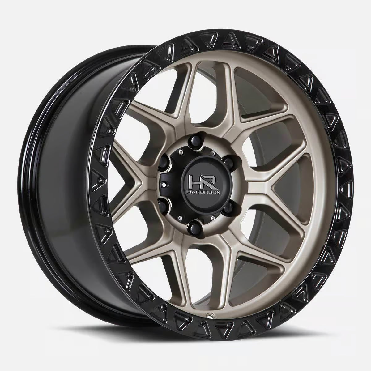 Hardrock Offroad H107 17x9 Matte Bronze-Black B/L wheel