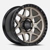 Hardrock Offroad H107 20x10 Matte Bronze-Black B/L -19mm ET 87mm CB 5x139.7 wheel