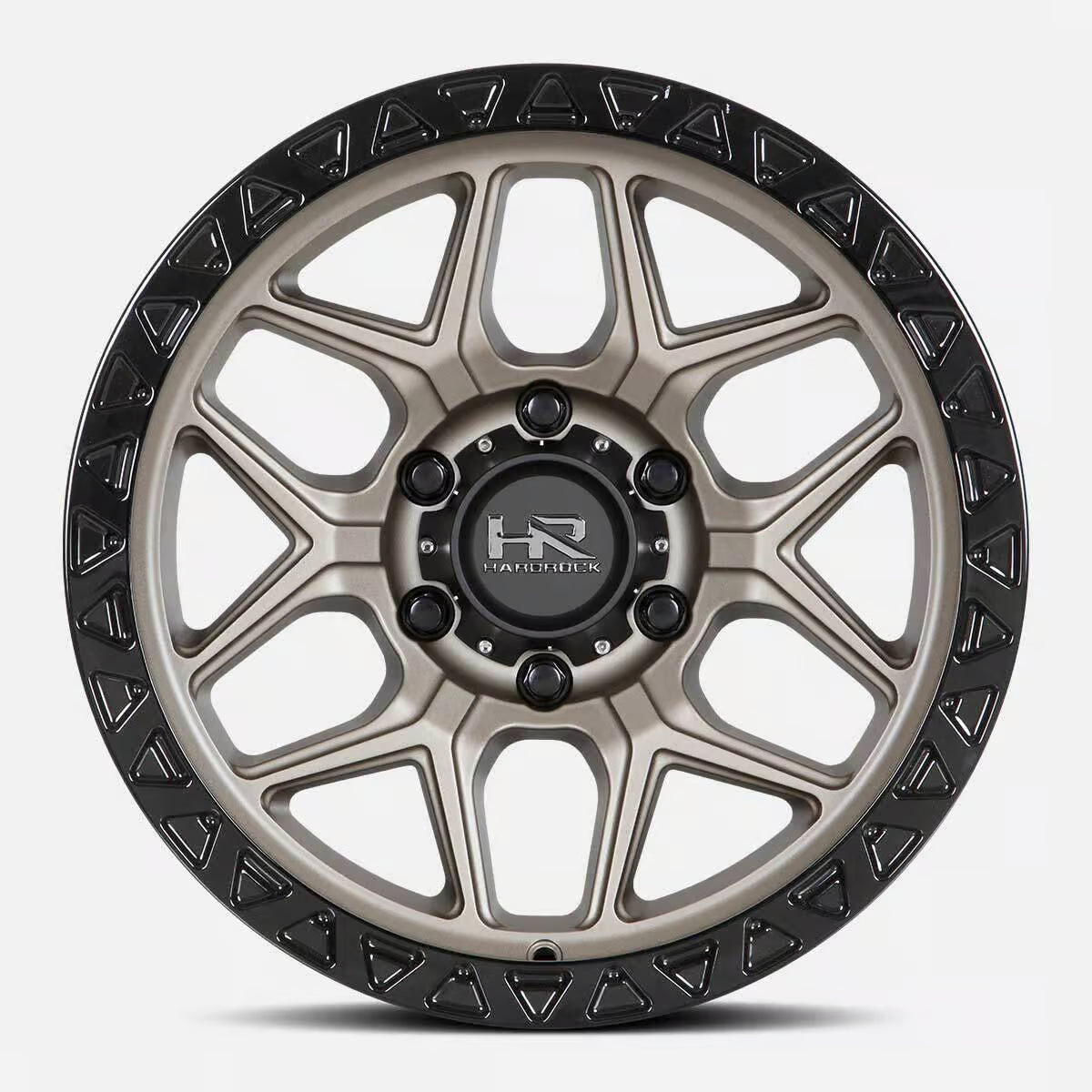 Hardrock Offroad H107 20x10 Matte Bronze-Black B/L -19mm ET 110.3mm CB 5x150 wheel