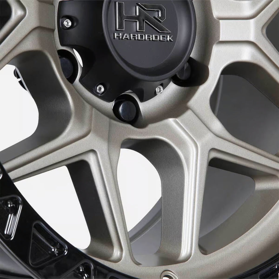 Hardrock Offroad H107 17x9 Matte Bronze-Black B/L wheel