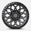 Hardrock Offroad H108 20x10 Matte Black-Black B/L -19mm ET 108mm CB 6x139.7 wheel
