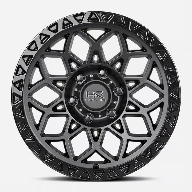Hardrock Offroad H108 17x9 Matte Black-Black B/L -12mm ET 78.1mm CB 5x127 wheel