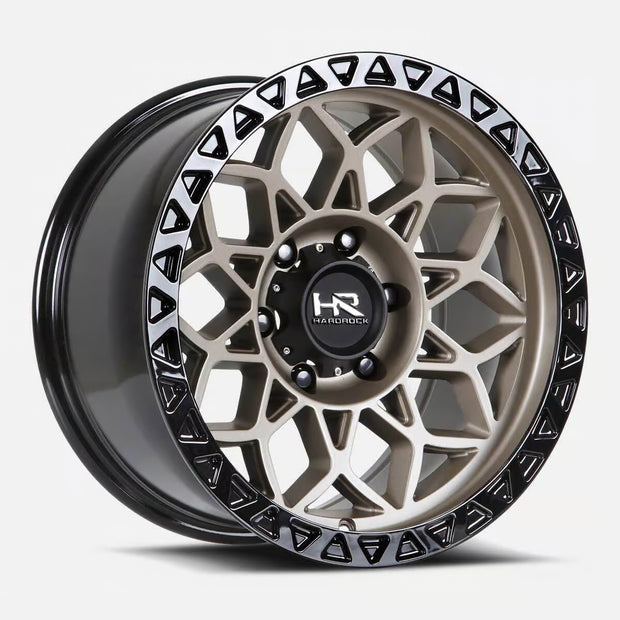 Hardrock Offroad H108 20x10 Matte Bronze-Black B/L -19mm ET 87mm CB 5x139.7 wheel