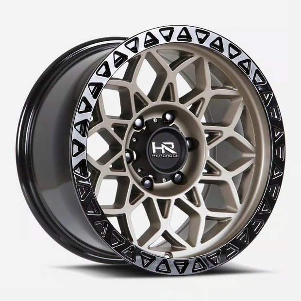 Hardrock Offroad H108 17x9 Matte Bronze-Black B/L -12mm ET 87.1mm CB 6x135 wheel