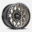 Hardrock Offroad H108 20x10 Matte Bronze-Black B/L -19mm ET 125.2mm CB 8x165.1 wheel