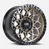 Hardrock Offroad H108 20x10 Matte Bronze-Black B/L -19mm ET 87mm CB 5x139.7 wheel