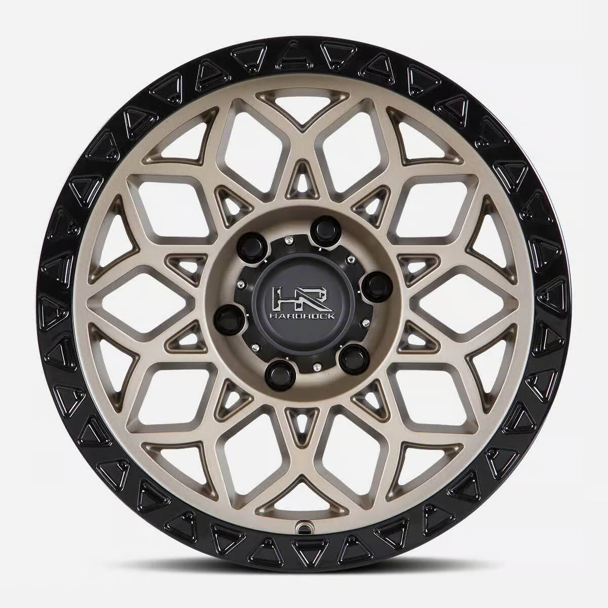 Hardrock Offroad H108 20x10 Matte Bronze-Black B/L -19mm ET 110.3mm CB 5x150 wheel