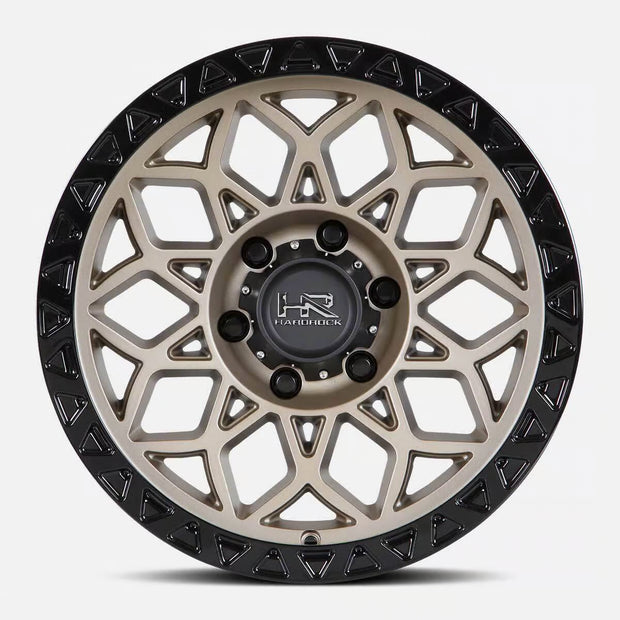 Hardrock Offroad H108 20x10 Matte Bronze-Black B/L -19mm ET 87mm CB 5x139.7 wheel