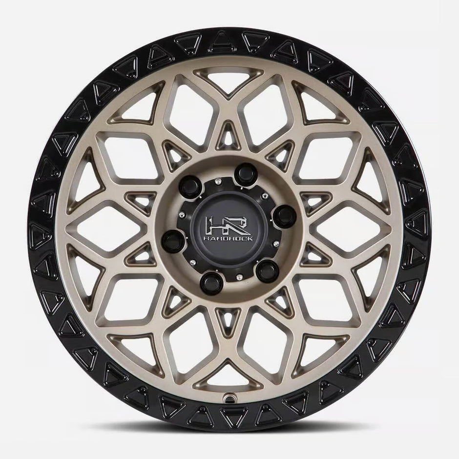 Hardrock Offroad H108 17x9 Matte Bronze-Black B/L wheel