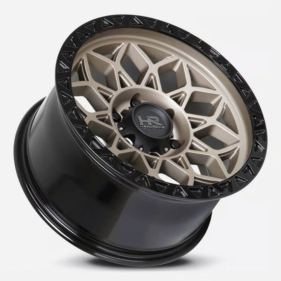 Hardrock Offroad H108 20x10 Matte Bronze-Black B/L -19mm ET 78.1mm CB 5x127 wheel