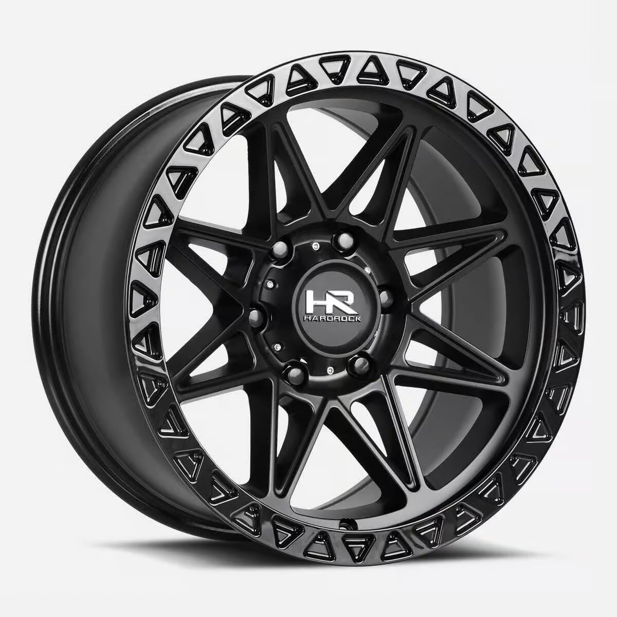 Hardrock Offroad H109 17x9 Matte Black-Black B/L -12mm ET 78.1mm CB 5x127 wheel