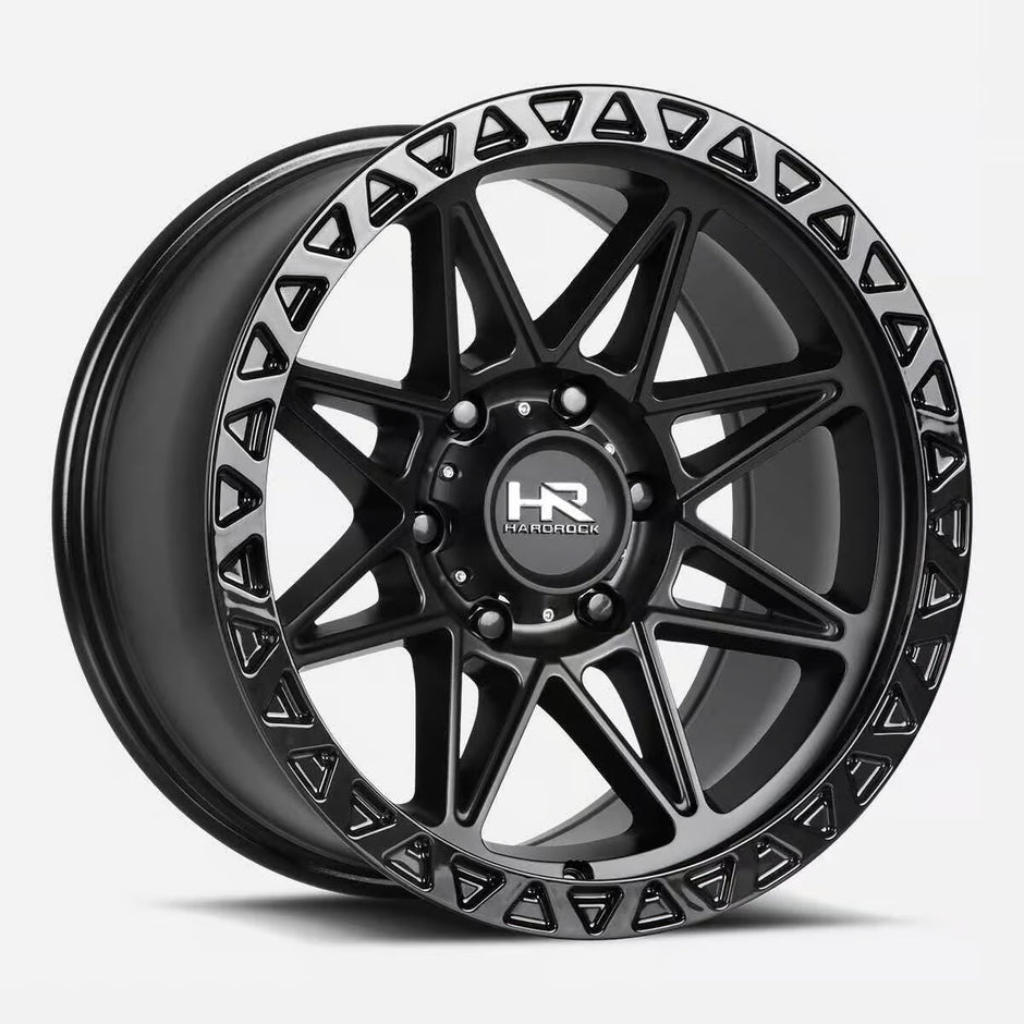 Hardrock Offroad H109 17x9 Matte Black-Black B/L wheel