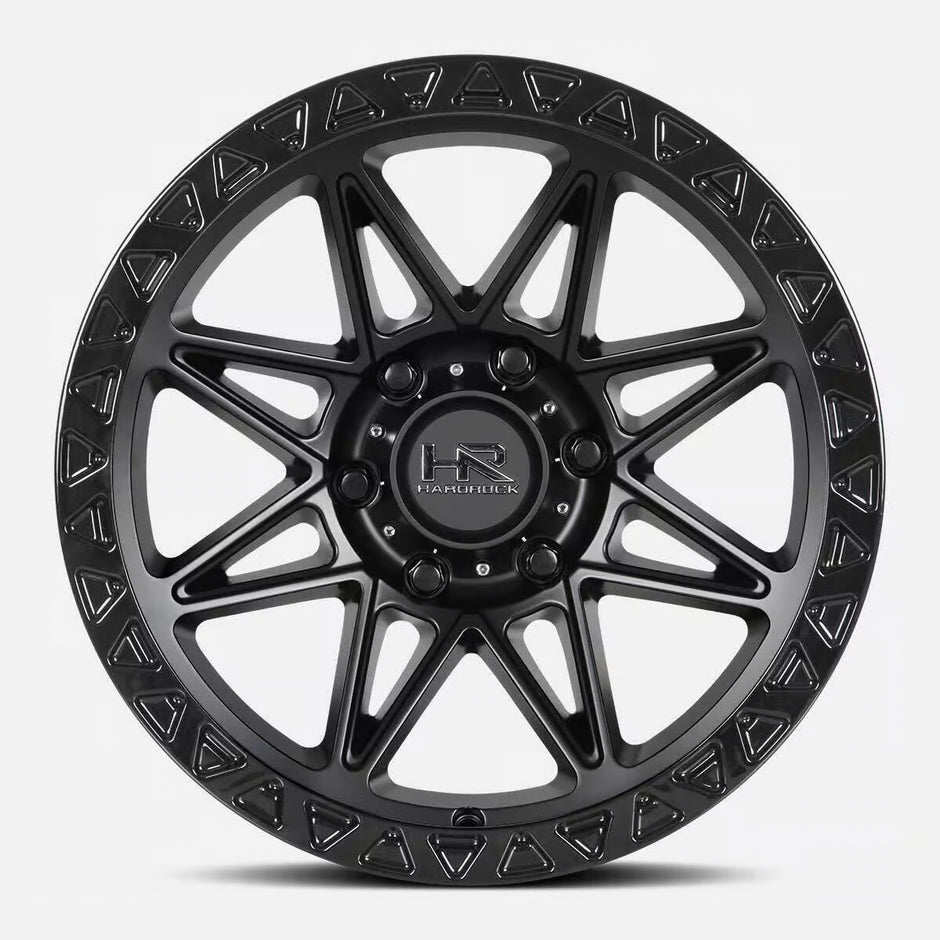 Hardrock Offroad H109 20x10 Matte Black-Black B/L -19mm ET 87mm CB 5x139.7 wheel