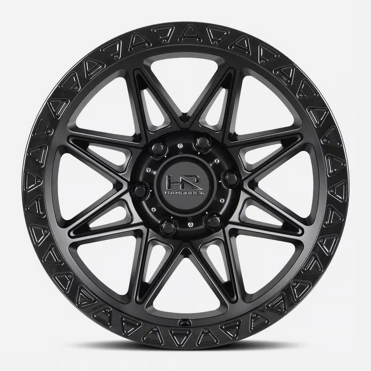 Hardrock Offroad H109 20x10 Matte Black-Black B/L -19mm ET 78.1mm CB 5x127 wheel