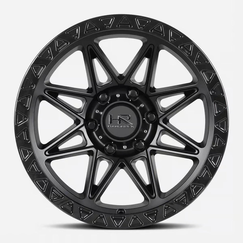 Hardrock Offroad H109 20x10 Matte Black-Black B/L -19mm ET 125.2mm CB 8x170 wheel