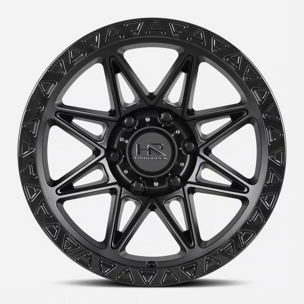 Hardrock Offroad H109 20x10 Matte Black-Black B/L -19mm ET 87.1mm CB 6x135 wheel