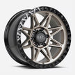 Hardrock Offroad H109 17x9 Matte Bronze-Black B/L wheel
