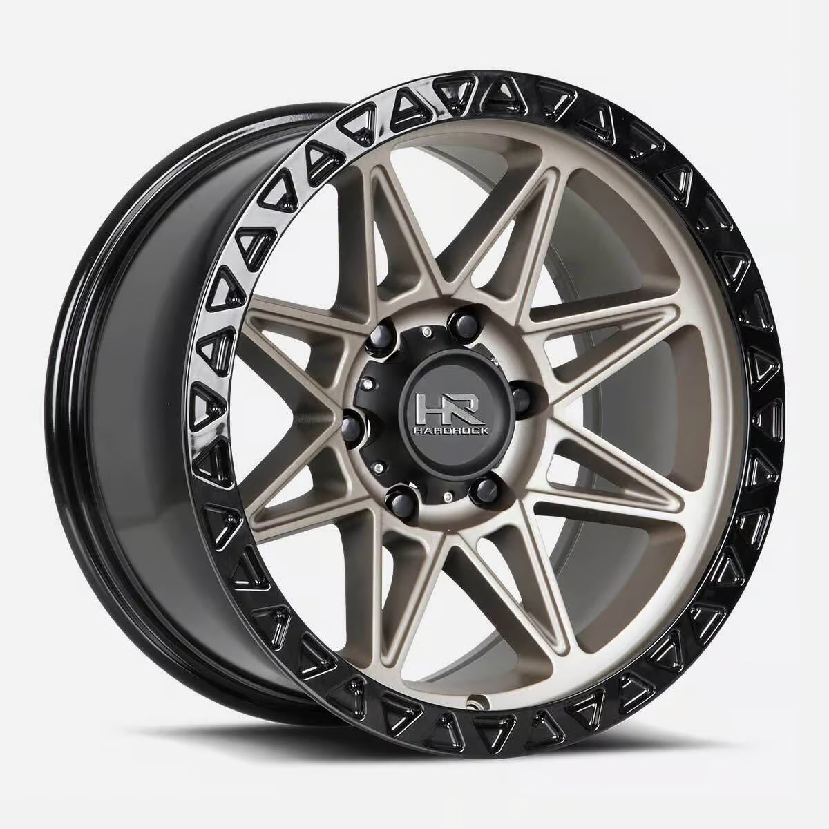 Hardrock Offroad H109 17x9 Matte Bronze-Black B/L -12mm ET 108mm CB 6x139.7 wheel
