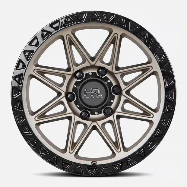 Hardrock Offroad H109 20x10 Matte Bronze-Black B/L -19mm ET 87mm CB 5x139.7 wheel