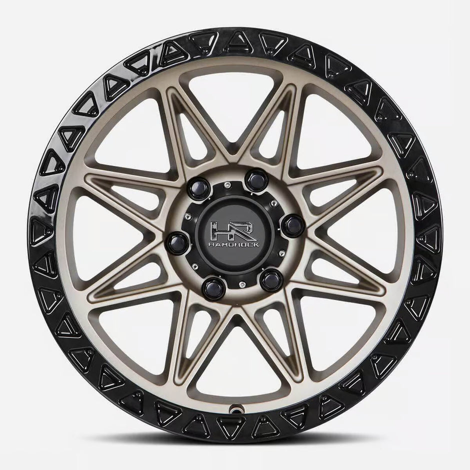Hardrock Offroad H109 20x10 Matte Bronze-Black B/L -19mm ET 108mm CB 6x139.7 wheel