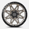 Hardrock Offroad H109 20x10 Matte Bronze-Black B/L -19mm ET 87mm CB 5x139.7 wheel