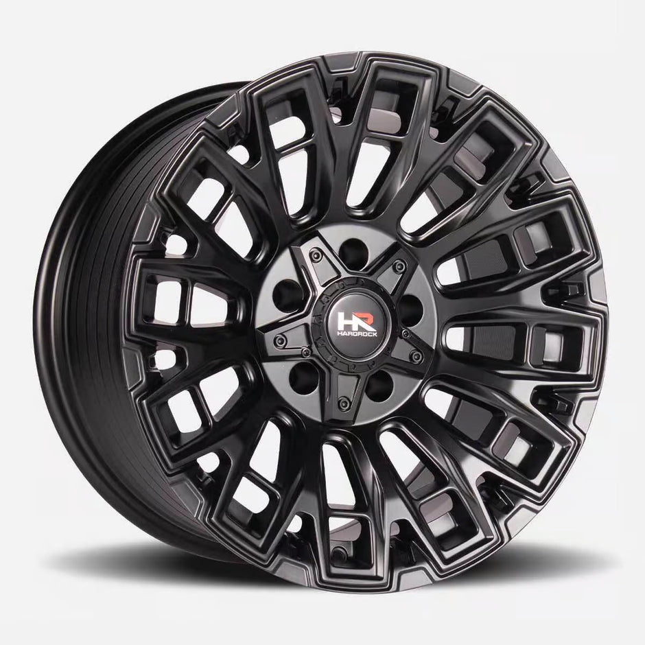 Hardrock Offroad H110 20x10 Satin Black -19mm ET 87.1mm CB 6x135 wheel