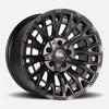 Hardrock Offroad H110 20x10 Satin Black -19mm ET 106.1mm CB 6x139.7 wheel
