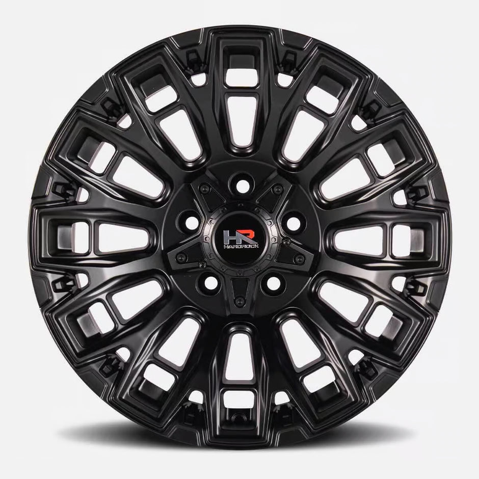 Hardrock Offroad H110 20x10 Satin Black -19mm ET 106.1mm CB 6x139.7 wheel