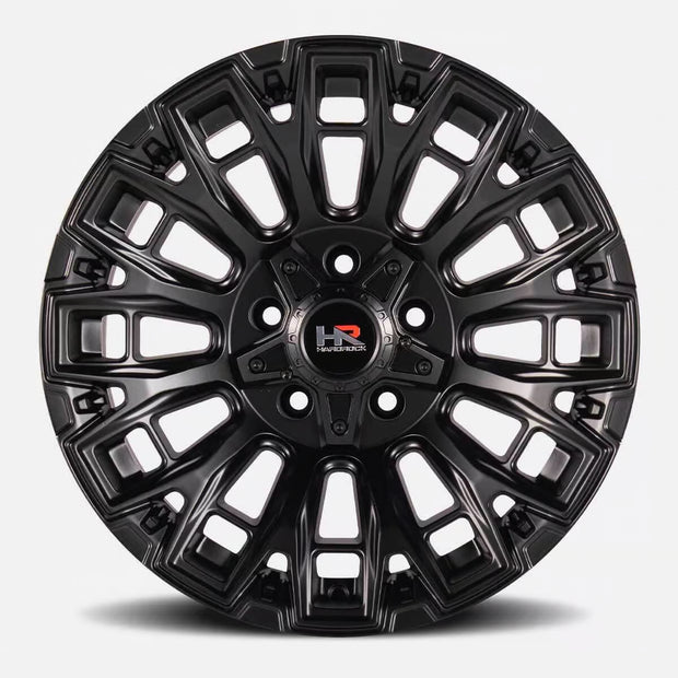 Hardrock Offroad H110 20x10 Satin Black -19mm ET 106.1mm CB 6x139.7 wheel
