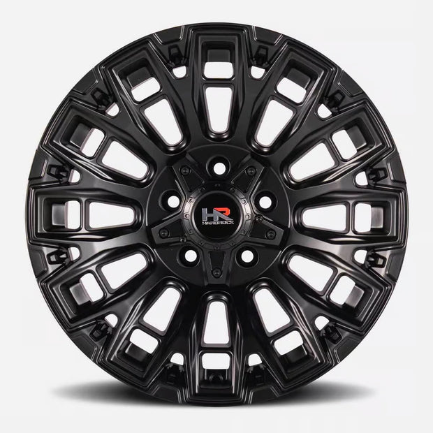 Hardrock Offroad H110 17x9 Satin Black -12mm ET 87.1mm CB 6x135 wheel