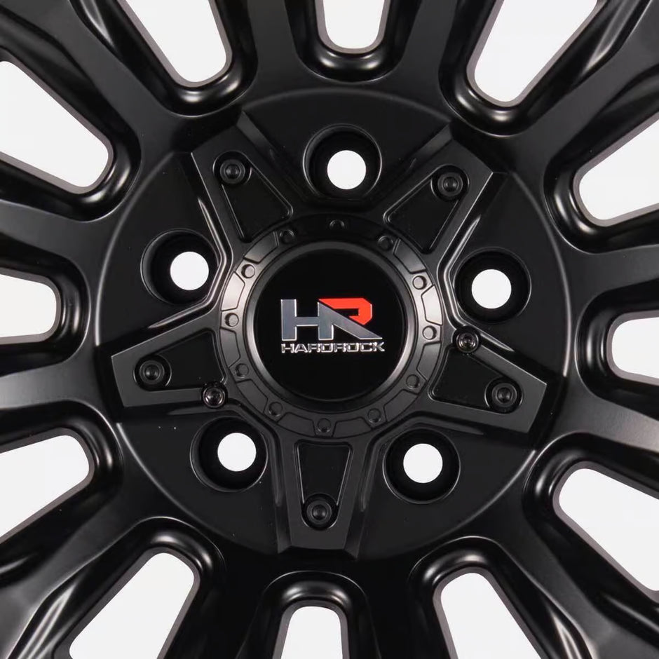 Hardrock Offroad H110 20x10 Satin Black -19mm ET 106.1mm CB 6x139.7 wheel