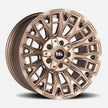 Hardrock Offroad H110 20x10 Satin Bronze -19mm ET 71.5mm CB 5x127 wheel