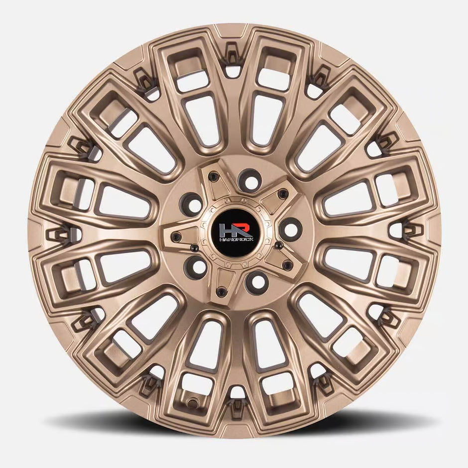 Hardrock Offroad H110 20x10 Satin Bronze -19mm ET 106.1mm CB 6x139.7 wheel
