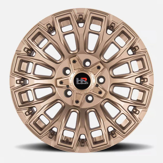 Hardrock Offroad H110 17x9 Satin Bronze -12mm ET 106.1mm CB 6x139.7 wheel