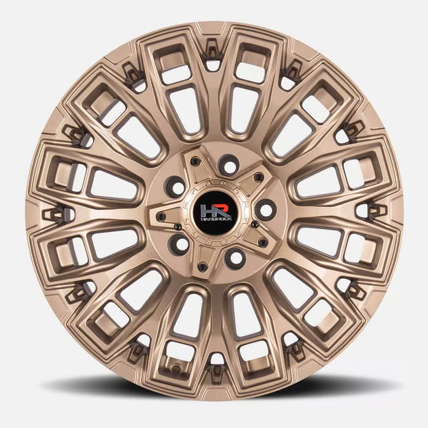 Hardrock Offroad H110 20x10 Satin Bronze -19mm ET 106.1mm CB 6x139.7 wheel