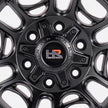 Hardrock Offroad H111 17x9 Satin Black -12mm ET 106.1mm CB 6x139.7 wheel