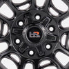 Hardrock Offroad H111 20x10 Satin Black -19mm ET 106.1mm CB 6x139.7 wheel