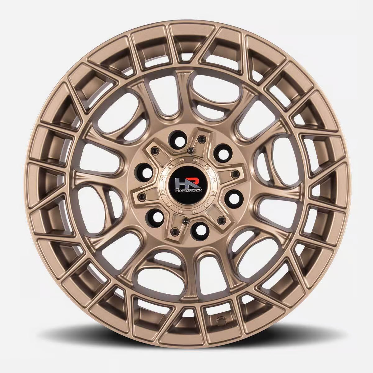 Hardrock Offroad H111 20x10 Satin Bronze -19mm ET 106.1mm CB 6x139.7 wheel