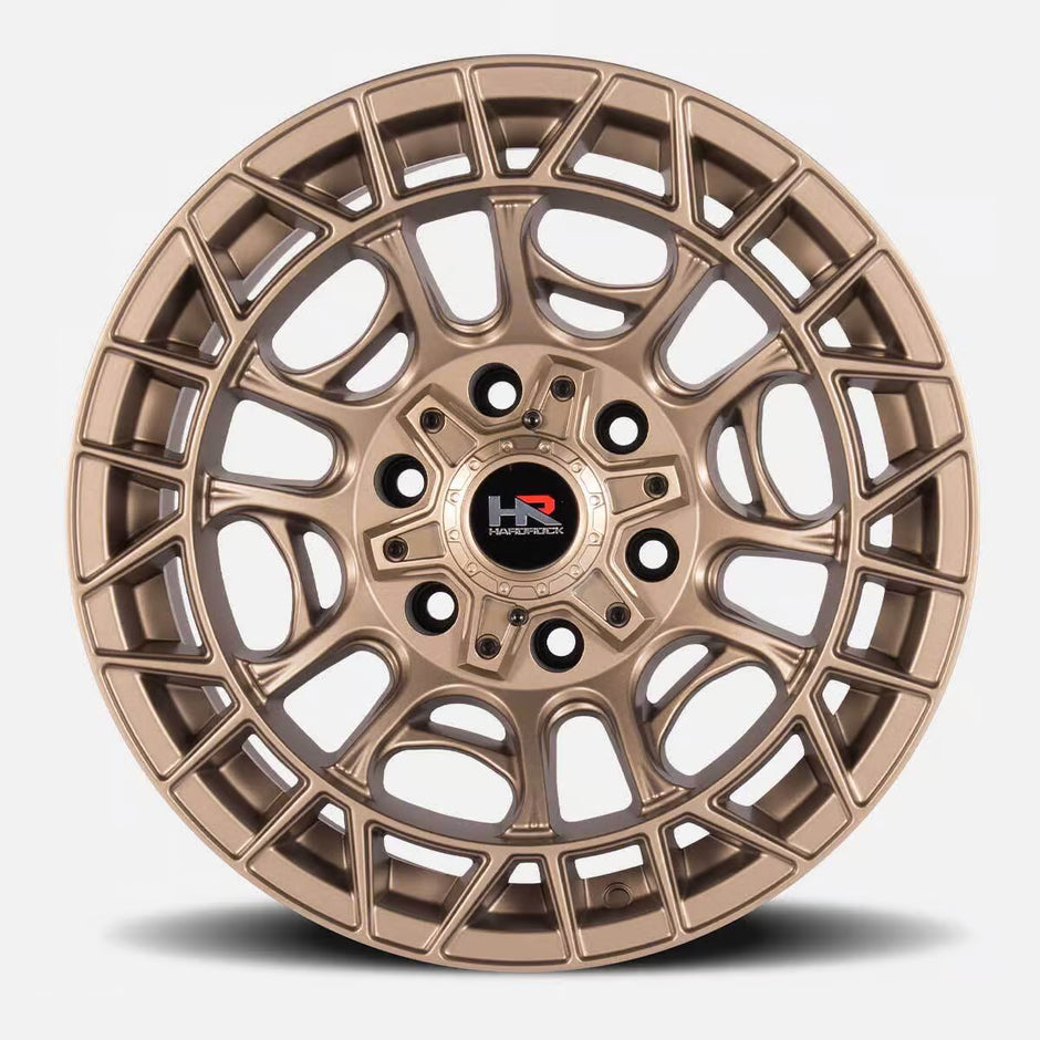 Hardrock Offroad H111 20x10 Satin Bronze -19mm ET 106.1mm CB 6x139.7 wheel
