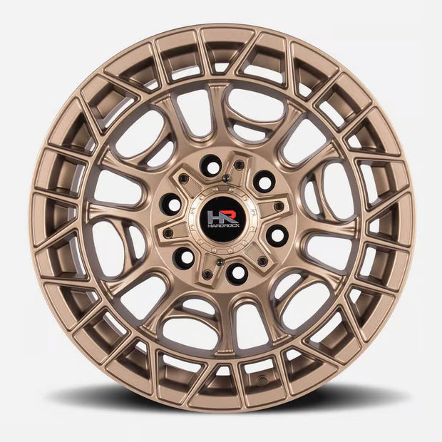 Hardrock Offroad H111 20x10 Satin Bronze -19mm ET 71.5mm CB 5x127 wheel