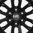 Hardrock Offroad H112 17x9 Satin Black-Gloss Black B/L -12mm ET 106.1mm CB 6x139.7 wheel
