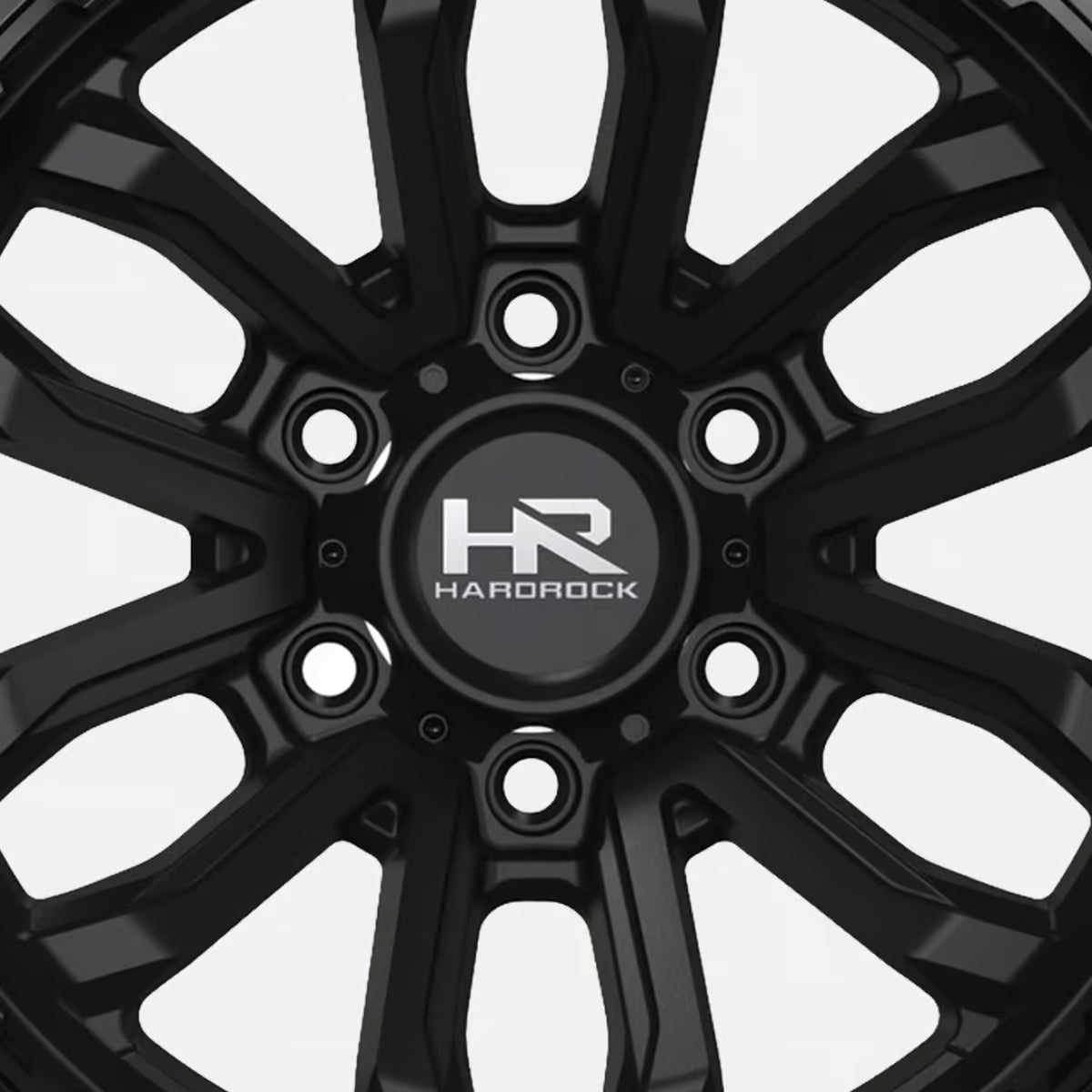 Hardrock Offroad H112 20x10 Satin Black-Gloss Black B/L -19mm ET 87.1mm CB 6x135 wheel