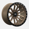 Hardrock Offroad H112 20x10 Satin Bronze-Gloss Black B/L -19mm ET 106.1mm CB 6x139.7 wheel