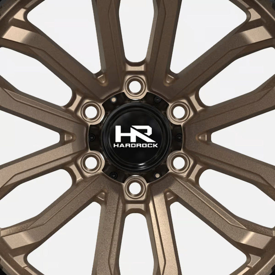 Hardrock Offroad H112 17x9 Satin Bronze-Gloss Black B/L wheel