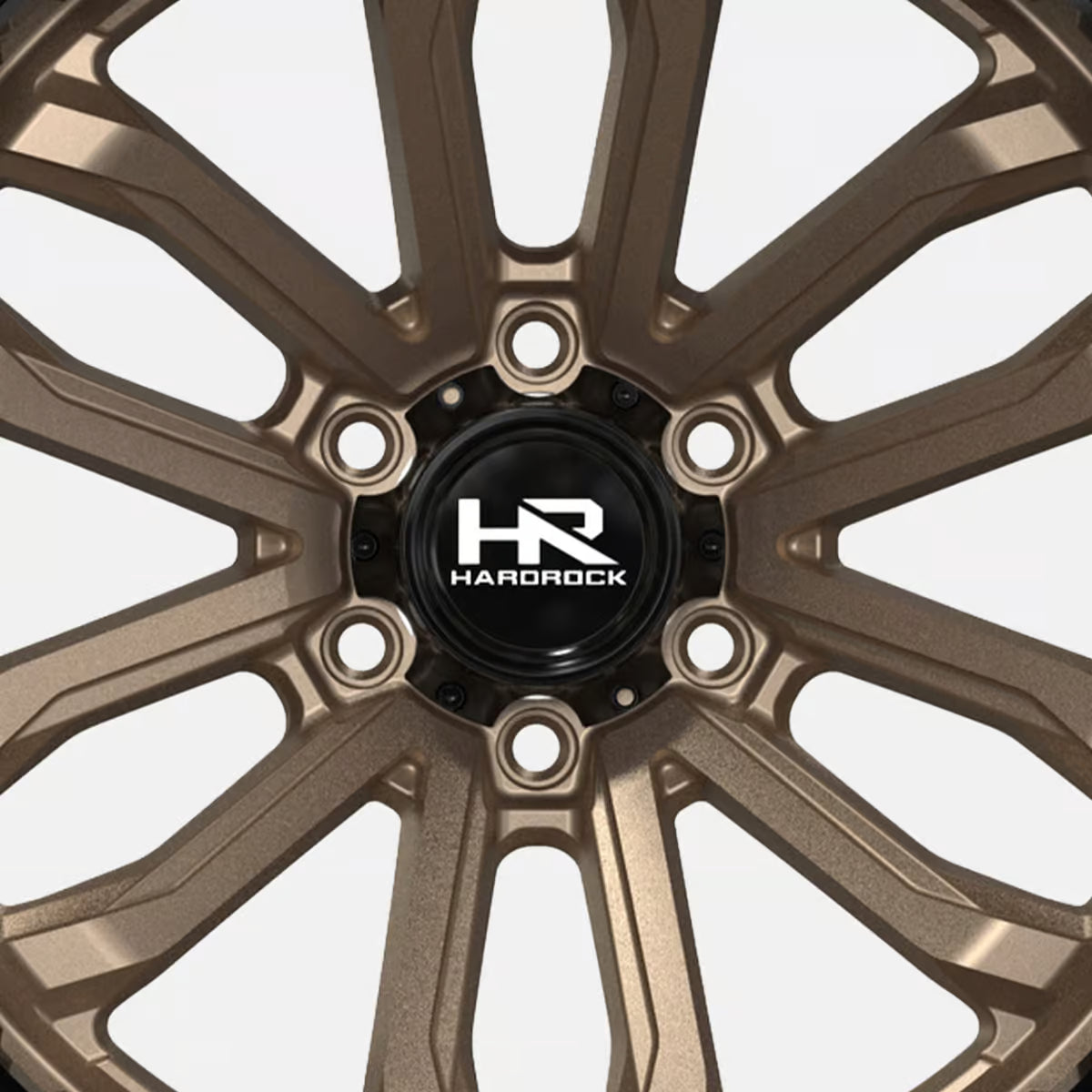 Hardrock Offroad H112 20x10 Satin Bronze-Gloss Black B/L -19mm ET 87.1mm CB 6x135 wheel