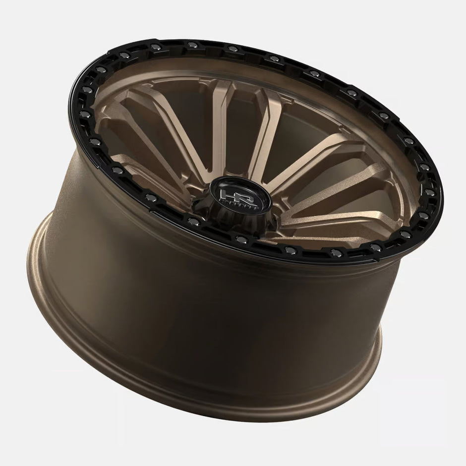 Hardrock Offroad H112 17x9 Satin Bronze-Gloss Black B/L wheel